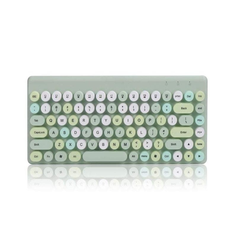 Kit clavier + souris Bluetooth 86 touches vert QW02 - Ítem1