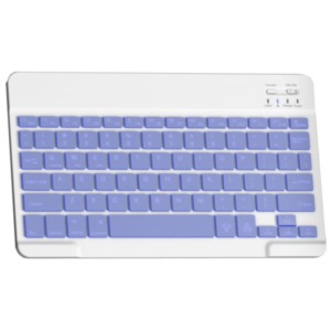 Teclado Universal 10 Polegadas Retroiluminado Roxo - Teclado Bluetooth para Tablets