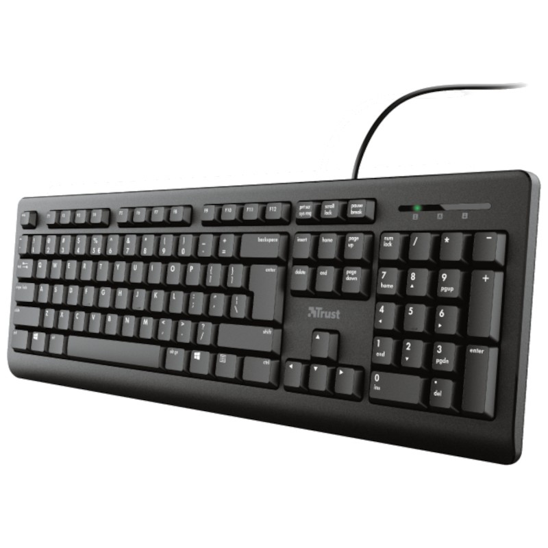 Teclado de Membrana Trust TK-150 USB Preto - Item2