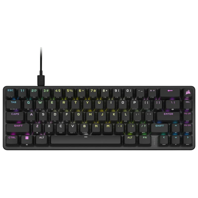 Teclado para jogos Corsair K65 Pro Mini RGB USB Preto - Item