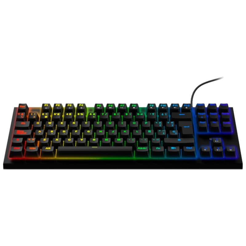 Teclado Gaming Energy Sistem ESG K6 Mechanik RGB USB Negro Vista superior