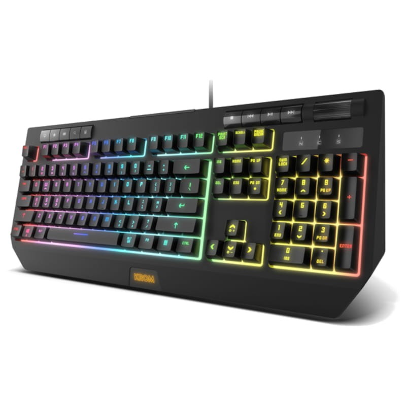 Teclado Gaming Krom Kuma RGB USB Negro - Ítem1
