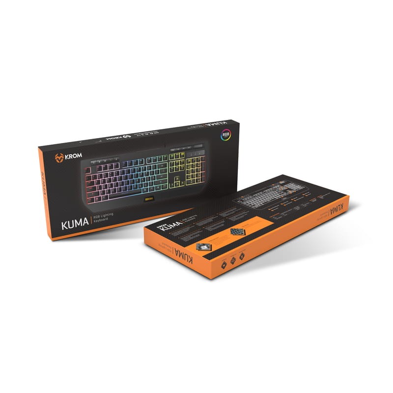 Teclado Gaming Krom Kuma RGB USB Negro - Ítem5