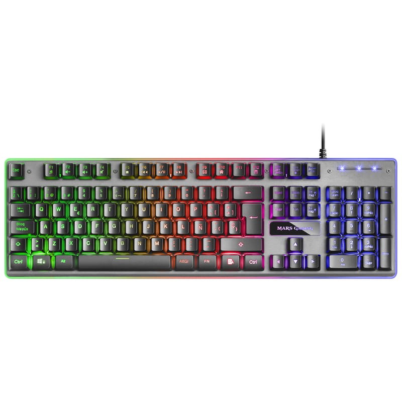 Clavier de jeu Mars Gaming MK220 RGB USB Noir - Ítem