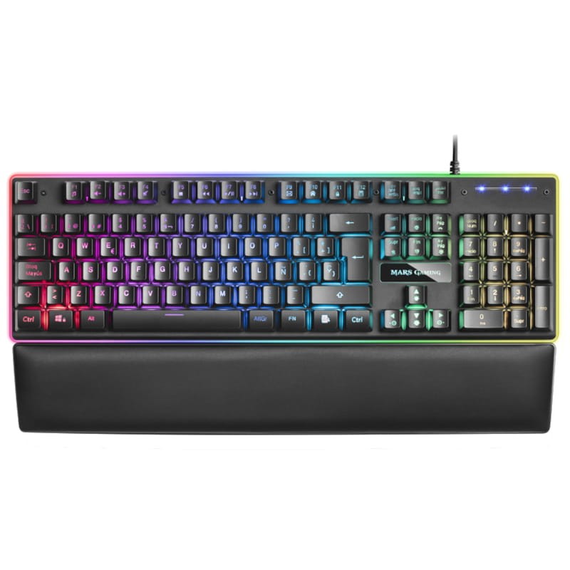 Clavier de jeu Mars Gaming MK320 RGB USB Noir - Ítem