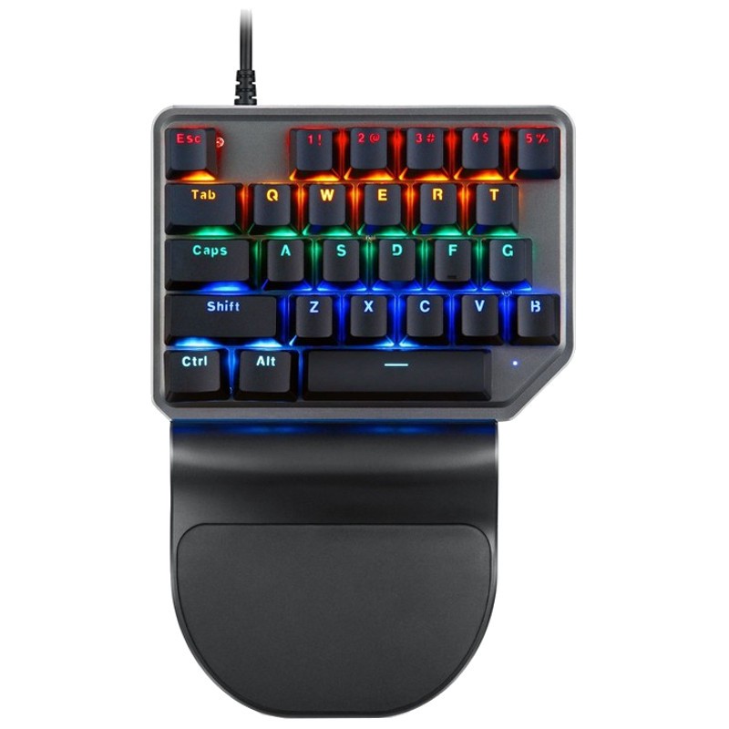 Teclado Gaming Mecânico One Hand MotoSpeed K27 RGB - Item
