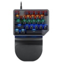 Mechanical Keyboard One Hand MotoSpeed K27 RGB - Swich Blue - Anti-Ghosting - 27 Keys - Ergonomic Design - Wrist rest - RGB backlight - USB connection - 1.5 meter cable - Fortnite - Arena of Valor - PUBG - Response 0.1 ms - Item