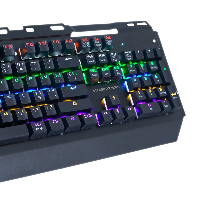 Woxter Clavier gamer mécanique - Rx 1000 K - Rétro-éclairage Rgb