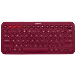 Teclado Inalámbrico Logitech K380 Rojo EN Layout