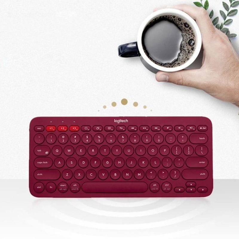 Teclado sem fio Logitech K380 Vermelho EN layout - Item1