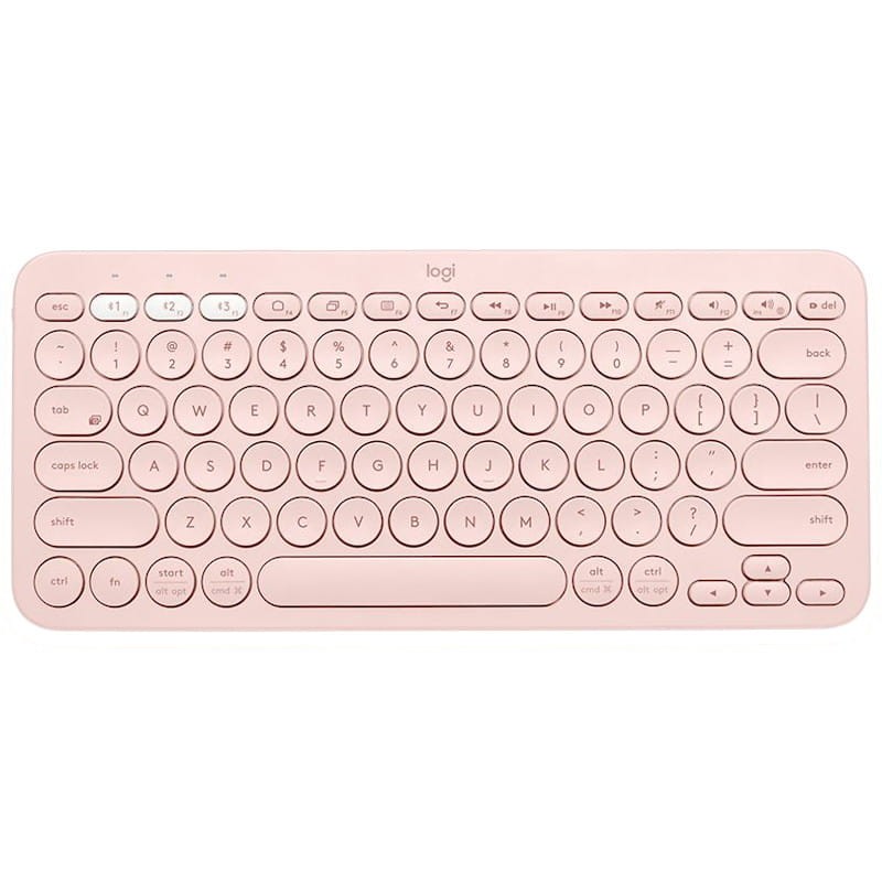 Logitech K380 - clavier minimaliste sans fil - rose