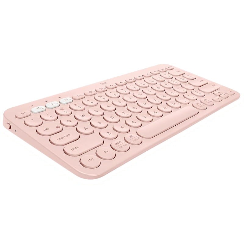 Clavier sans fil Bluetooth Logitech K380 – Jusqu'à 3 appareils  simultanément – Couleur rose – ECI-Solutions