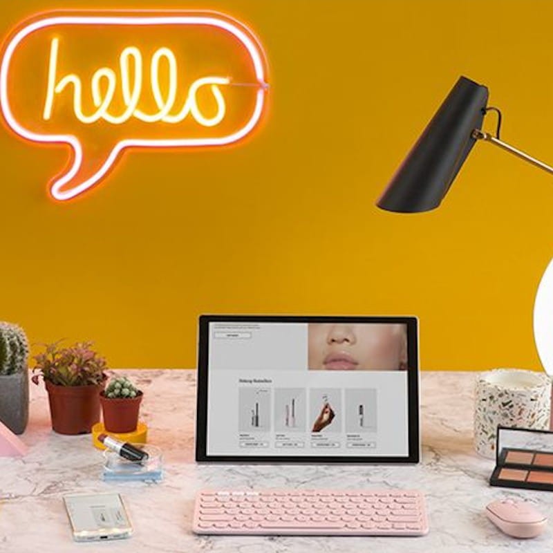 Clavier sans fil Logitech K380 Rose ES layout - Ítem4