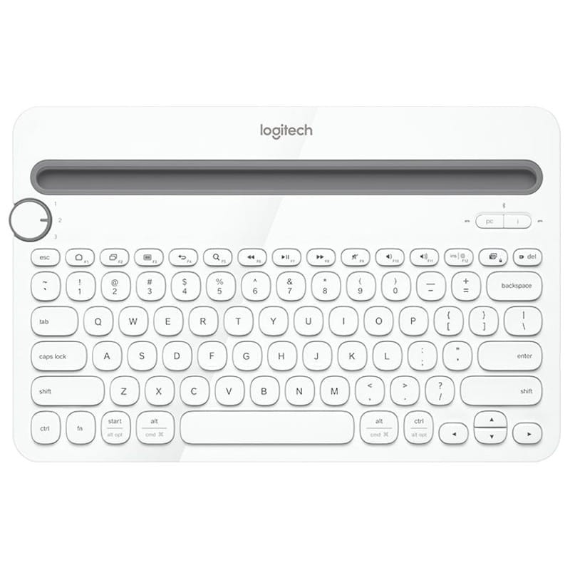 Teclado Sem Fio Logitech K480 Branco EN Layout - Item