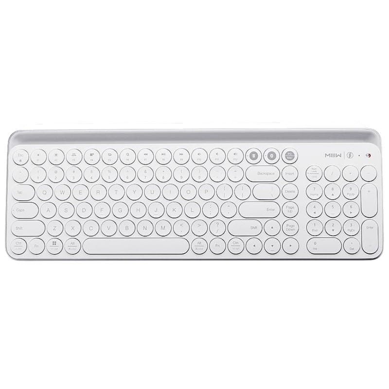 Teclado Inalámbrico Xiaomi MIIIW Bluetooth Dual Mode Keyboard Blanco - Ítem
