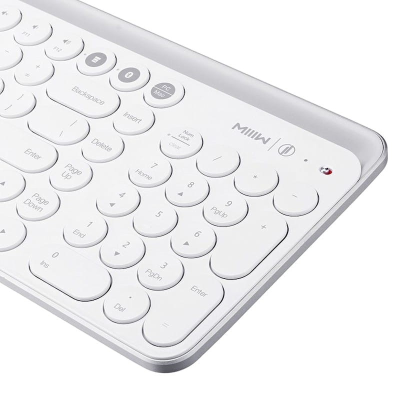 Clavier sans fil Xiaomi MIIIW Bluetooth Dual mode Keyboard Blanc - Ítem7