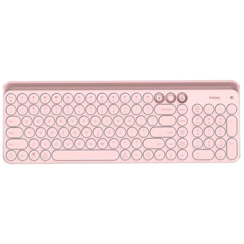 Teclado Sem fio Xiaomi MIIIW Bluetooth Dual Mode Keyboard Rosa - Item