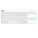 Keyboard Wireless K400 Plus con Touch Keyboard White - Item