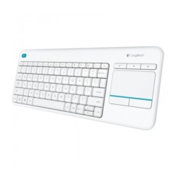 Keyboard Wireless K400 Plus con Touch Keyboard White - Item1