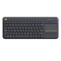 Keyboard Wireless K400 Plus con Touch Keyboard Black - Item