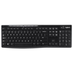 Teclado Logitech K270 Inalámbrico Negro