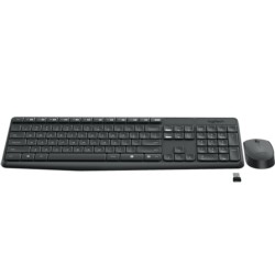 Keyboard + Mouse Wireless Logitech MK235 - Item1