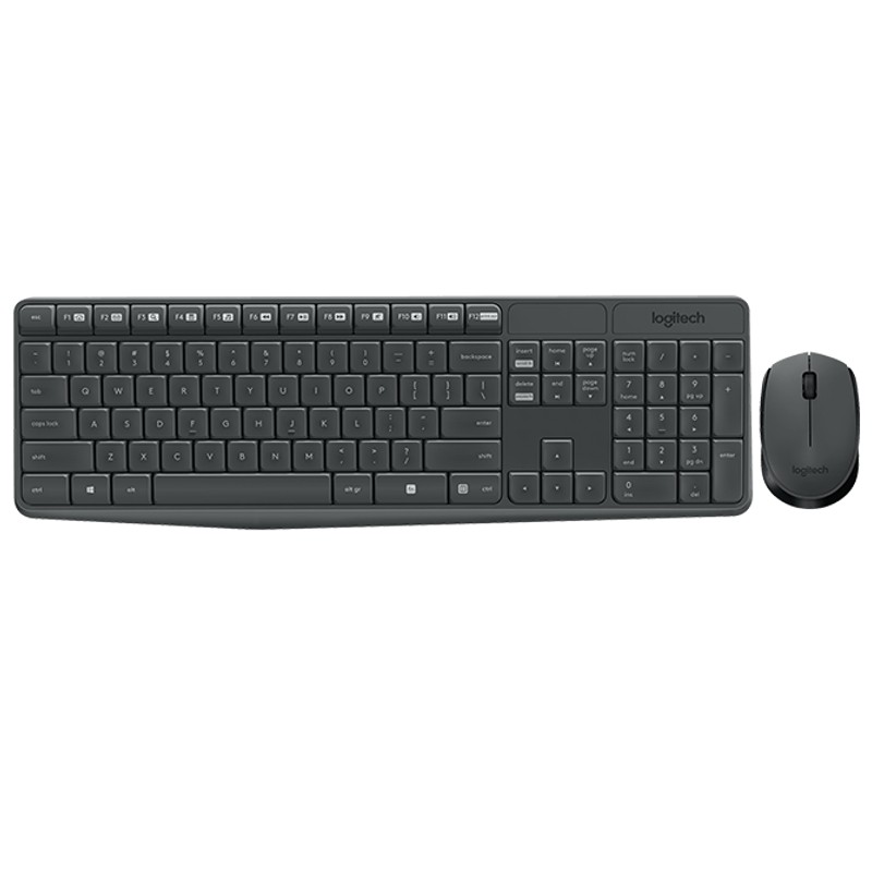 Keyboard + Mouse Wireless Logitech MK235
