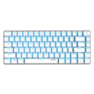 Clavier Mécanique Ajazz AK33 Blanc Switch Bleu