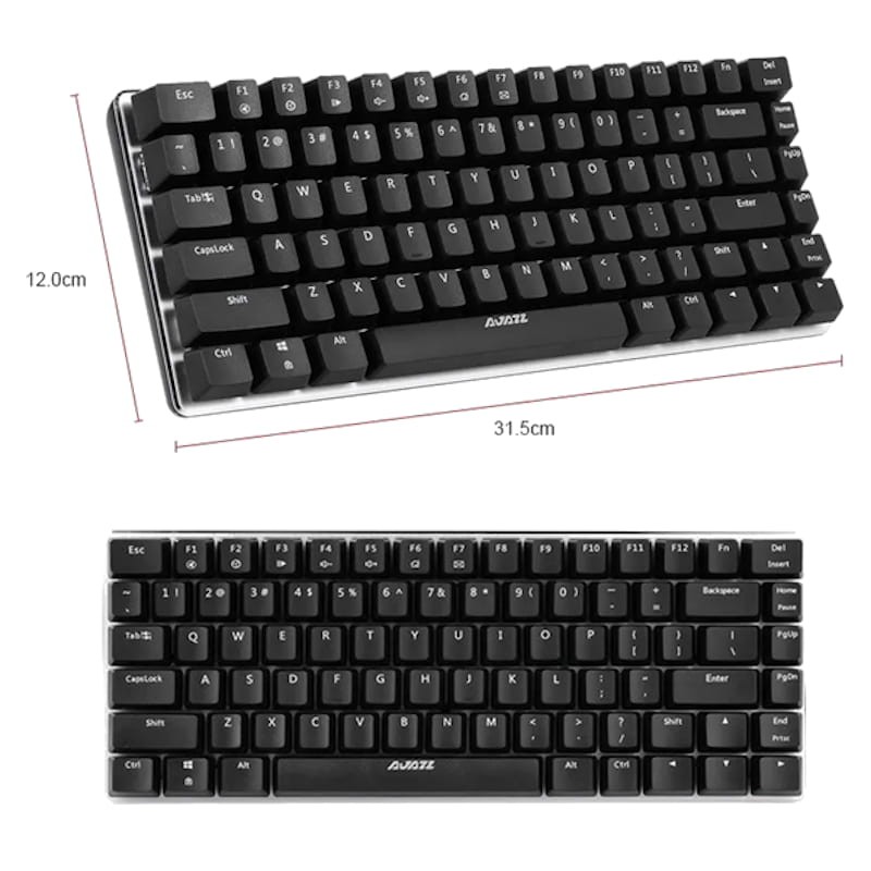 Clavier Mécanique Ajazz AK33 Noir Switch Bleu - Ítem1