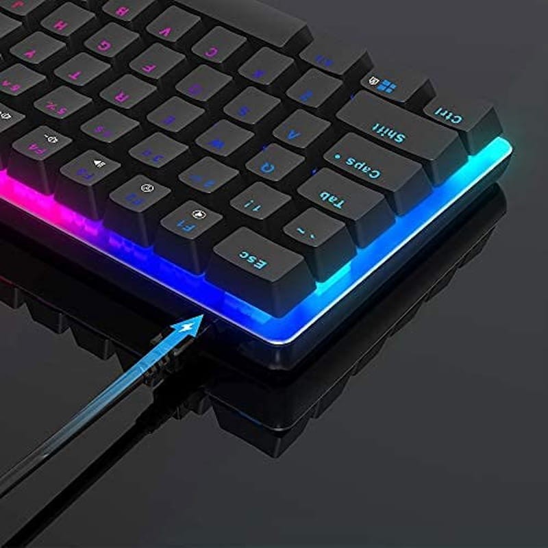 Teclado Mecánico Gamer Full Rgb Switch Blue - Ajazz AK-33 - Volans