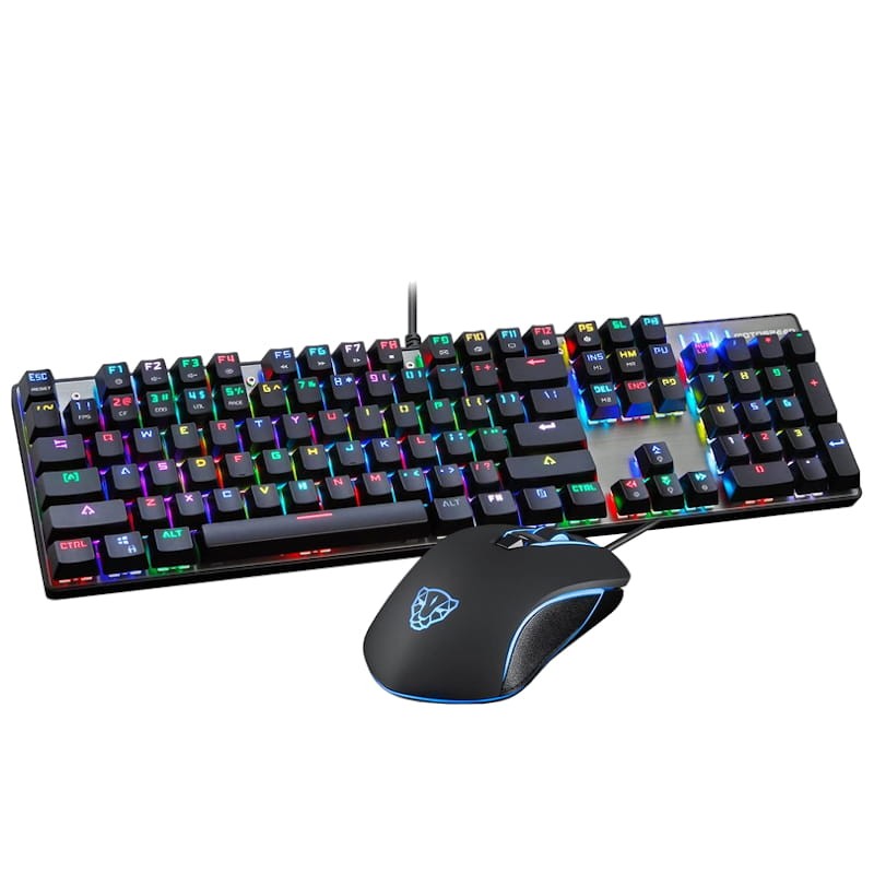 Teclado mecânico colorido + mouse para jogos MotoSpeed ​​Inflictor CK888 - Item1