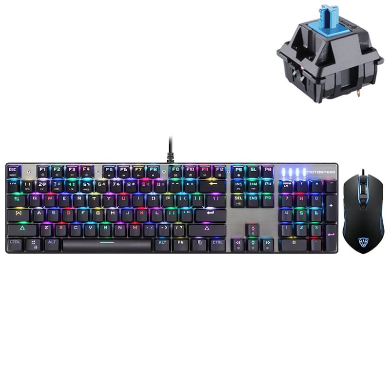 Teclado Mecánico Color MotoSpeed Inflictor CK888 | Ratón Gaming