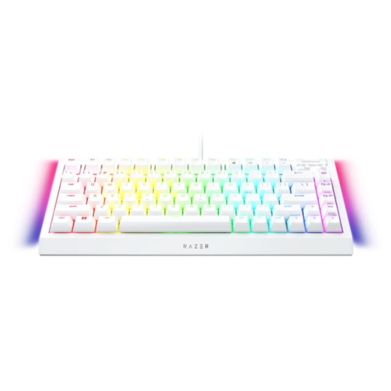 Teclado Mecánico Gaming Razer BlackWidow V4 75% USB Blanco QWERTY en Inglés - Ítem4