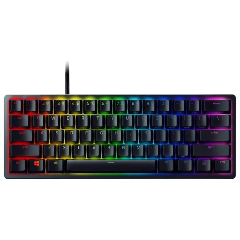 Teclado Mecânico Gaming Razer Huntsman Mini Clicky Optical Switch Roxo - Item