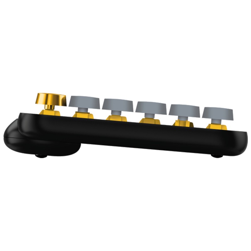 Teclado mecânico Logitech POP Keys sem fios Preto / Amarelo - Item4