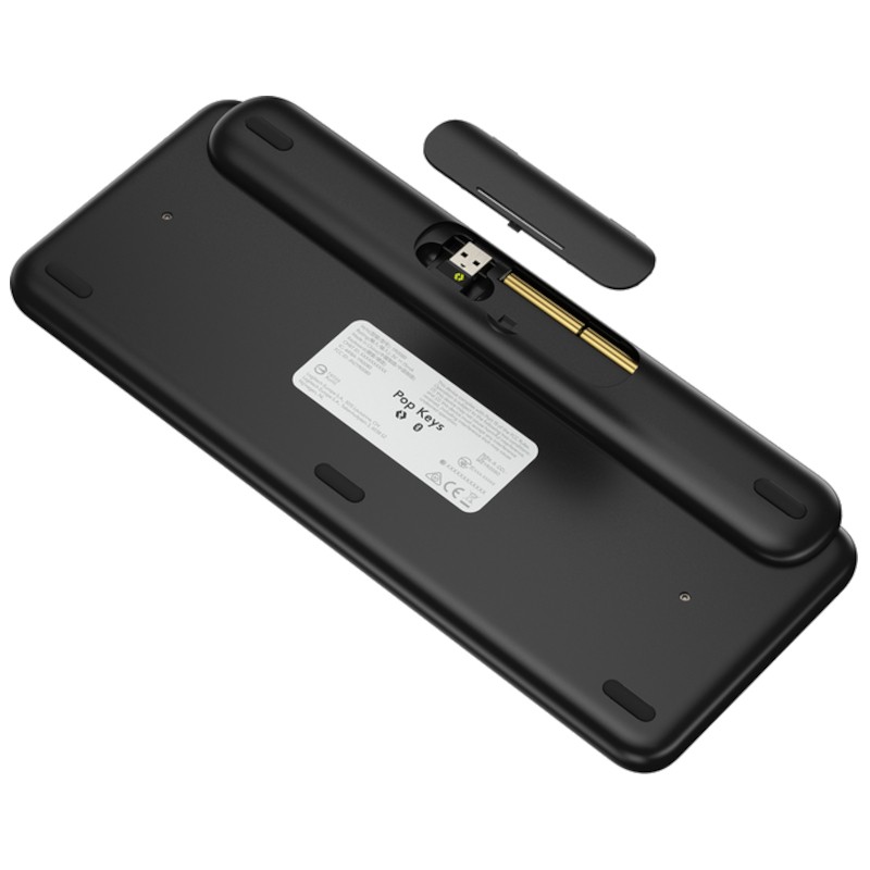 Teclado mecânico Logitech POP Keys sem fios Preto / Amarelo - Item5