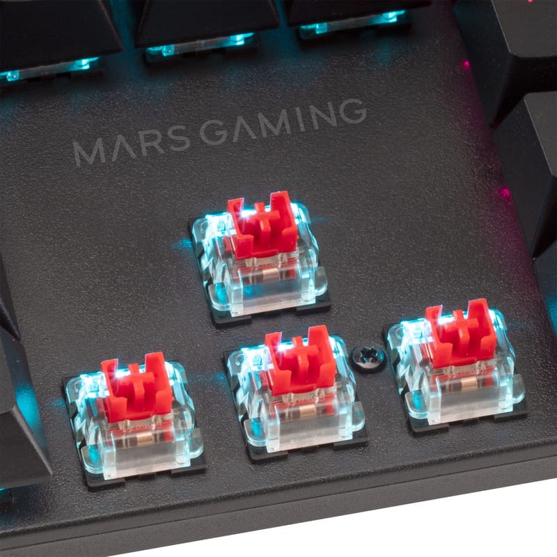 Clavier mécanique Mars Gaming MK422 RGB FR USB Noir - Ítem4