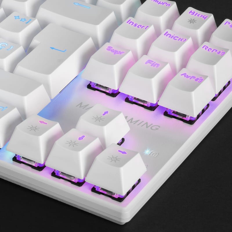 Teclado mecânico Mars Gaming MK80 RGB USB Branco - Item3