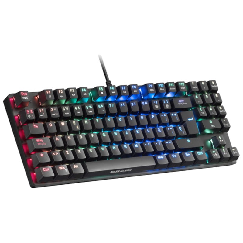 Teclado Mecánico Mars Gaming MKREVO PRO Otemu Pro Marrón RGB USB Negro - Ítem2