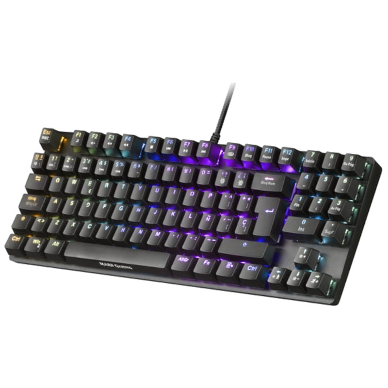 Teclado mecânico Mars Gaming MKREVO PRO Switch Azul RGB USB Preto - Item2
