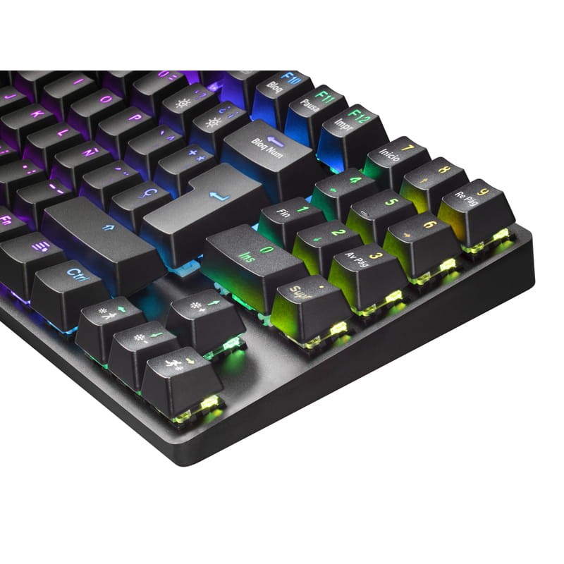 Teclado mecânico Mars Gaming MKREVO PRO Switch Azul RGB USB Preto - Item4