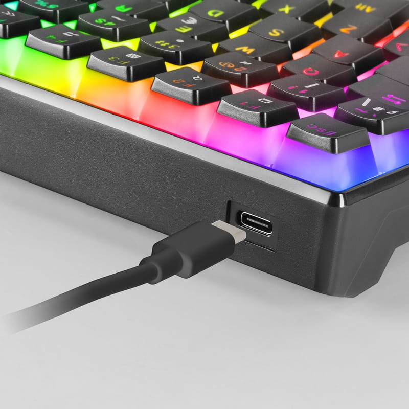 Teclado mecânico Mars Gaming MKULTRA RGB USB Preto - Item3