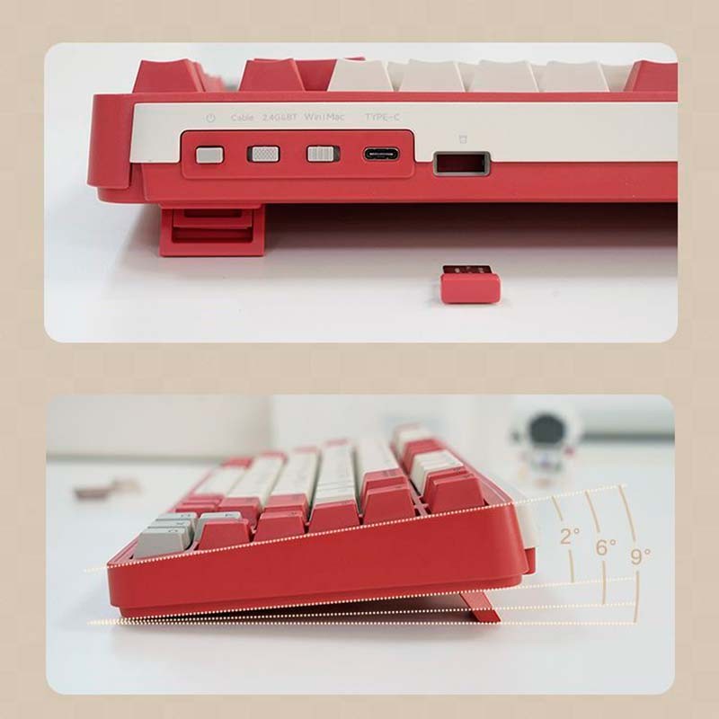 Clavier de jeu mécanique MIIIW ART Series Z830 Rouge - Ítem4