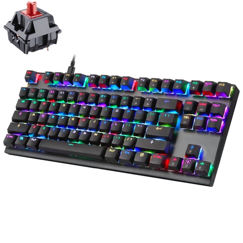 Teclado Mecánico Motospeed K82 RGB Negro