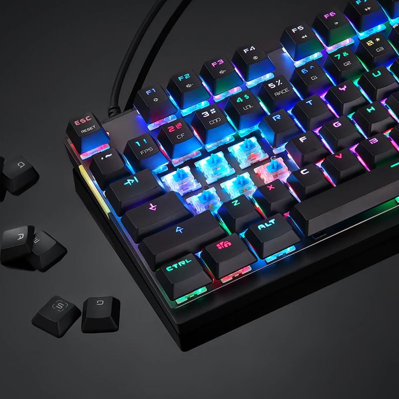 Teclado Mecánico Motospeed K82 RGB Negro - Ítem3