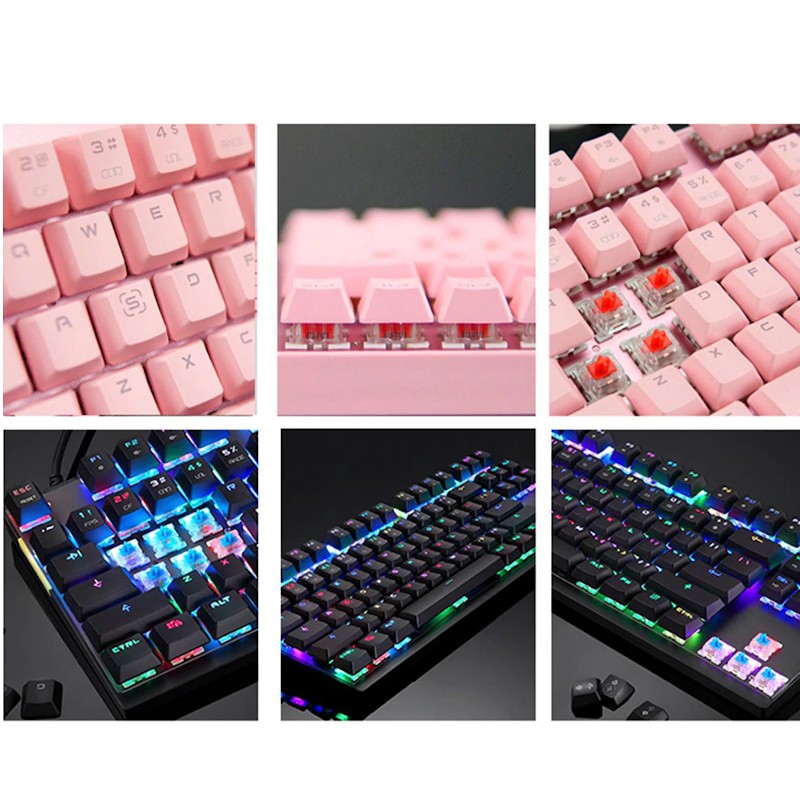 Clavier mécanique Motospeed K82 RGB Rose - Ítem4