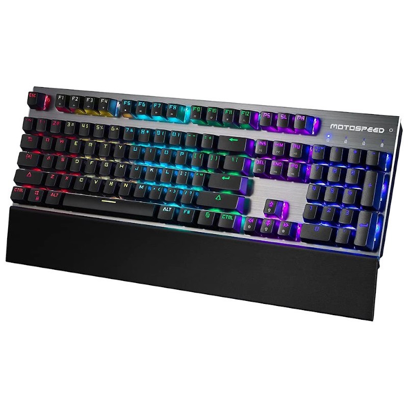 Teclado Cor Mecânico MotoSpeed CK108 RGB Switch Vermelho - Item2