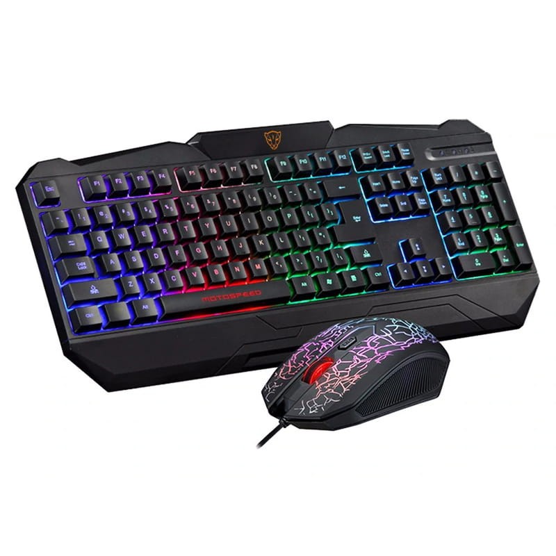 Kit Membrana Teclado + Mouse Motospeed S69 RGB - 1600 DPI