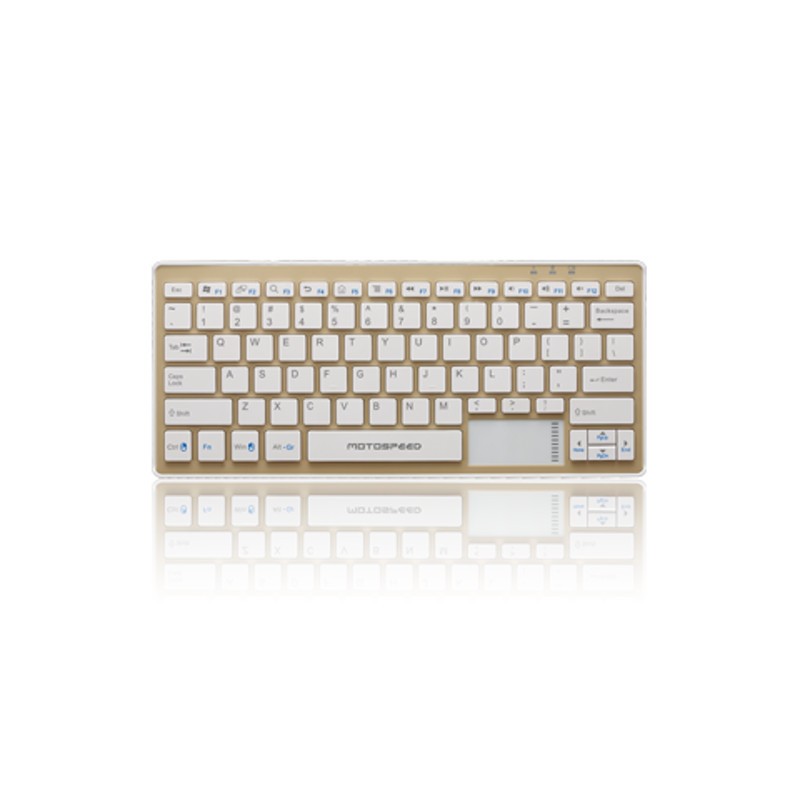 Teclado Bluetooth con Touchpad Motospeed BK10