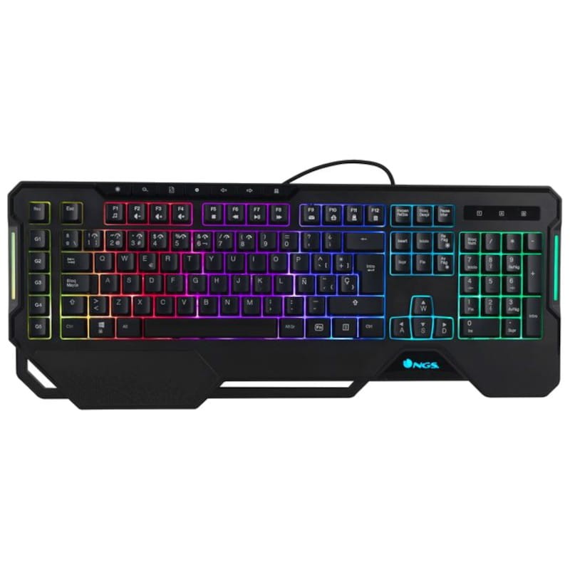 Teclado de membrana NGS GKX-450 USB RGB Preto - Item